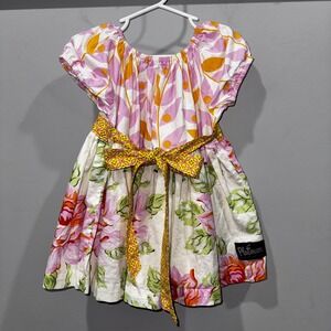 Matilda Jane Platinum Dress sz 4 Floral Print Limited Edition # 21 of 64 RARE